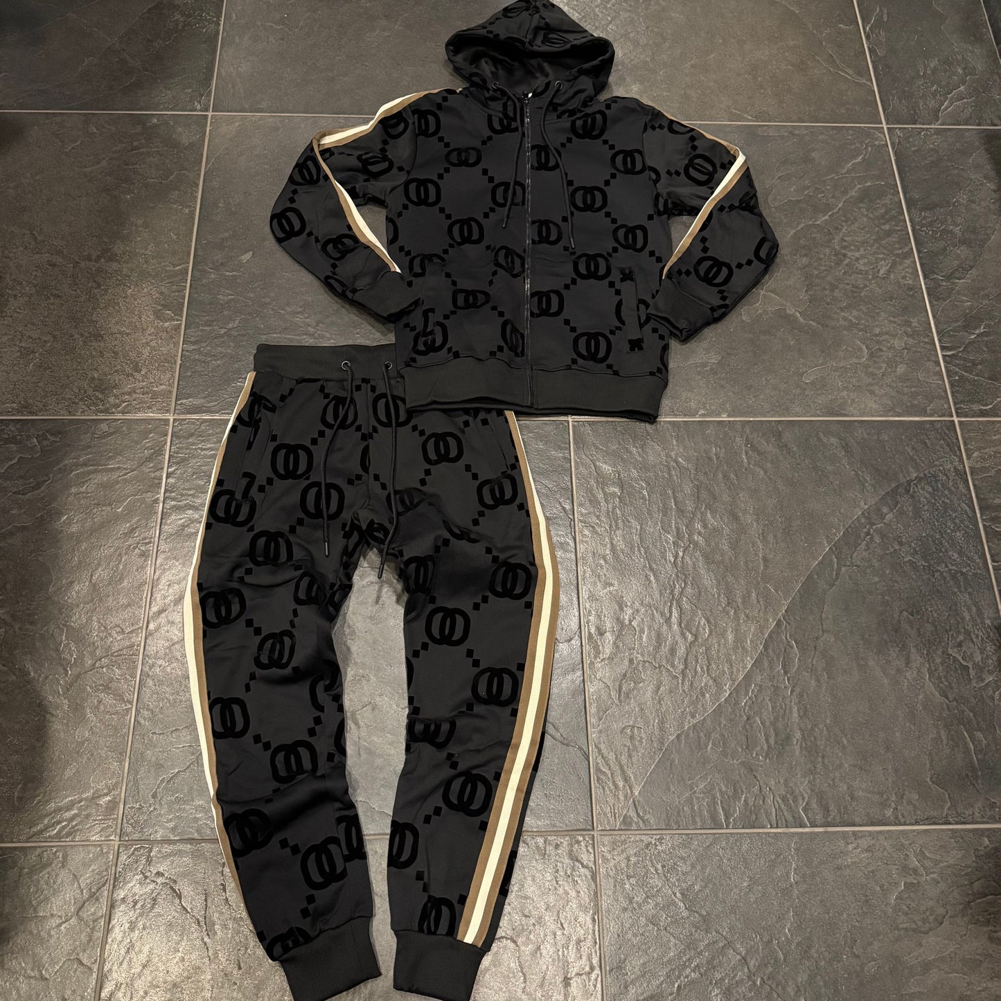 FF-5973A TUTA NERA - tuta uomo -