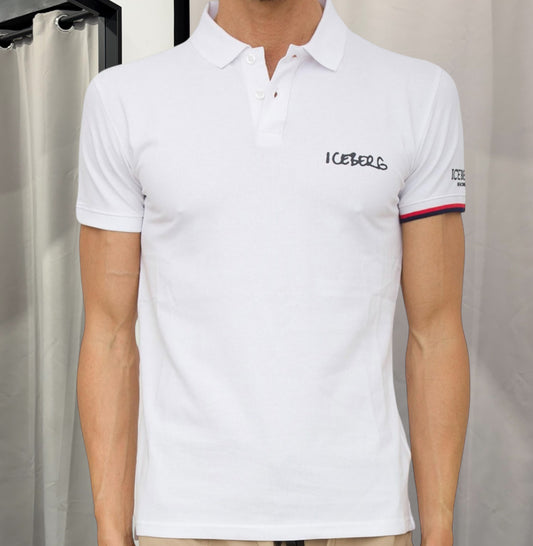 ICE4MPL01 POLO ICEBERG  BIANCA - T-Shirt e Polo - ICEBERG