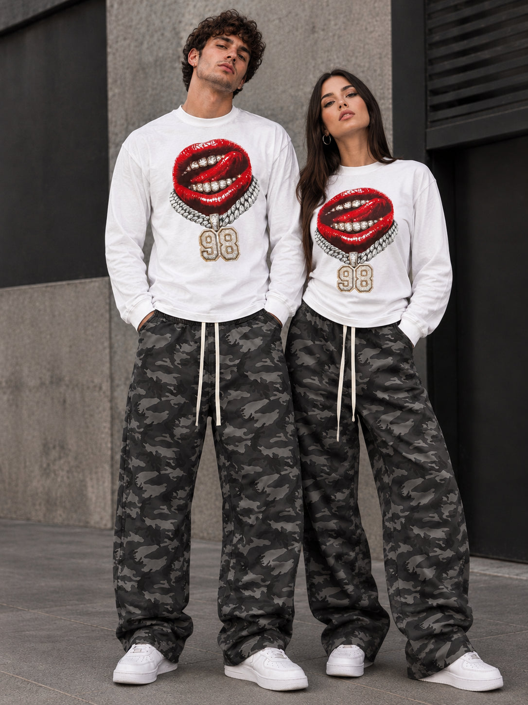 ANG052 PANTALONE NERO - pantalone uomo -