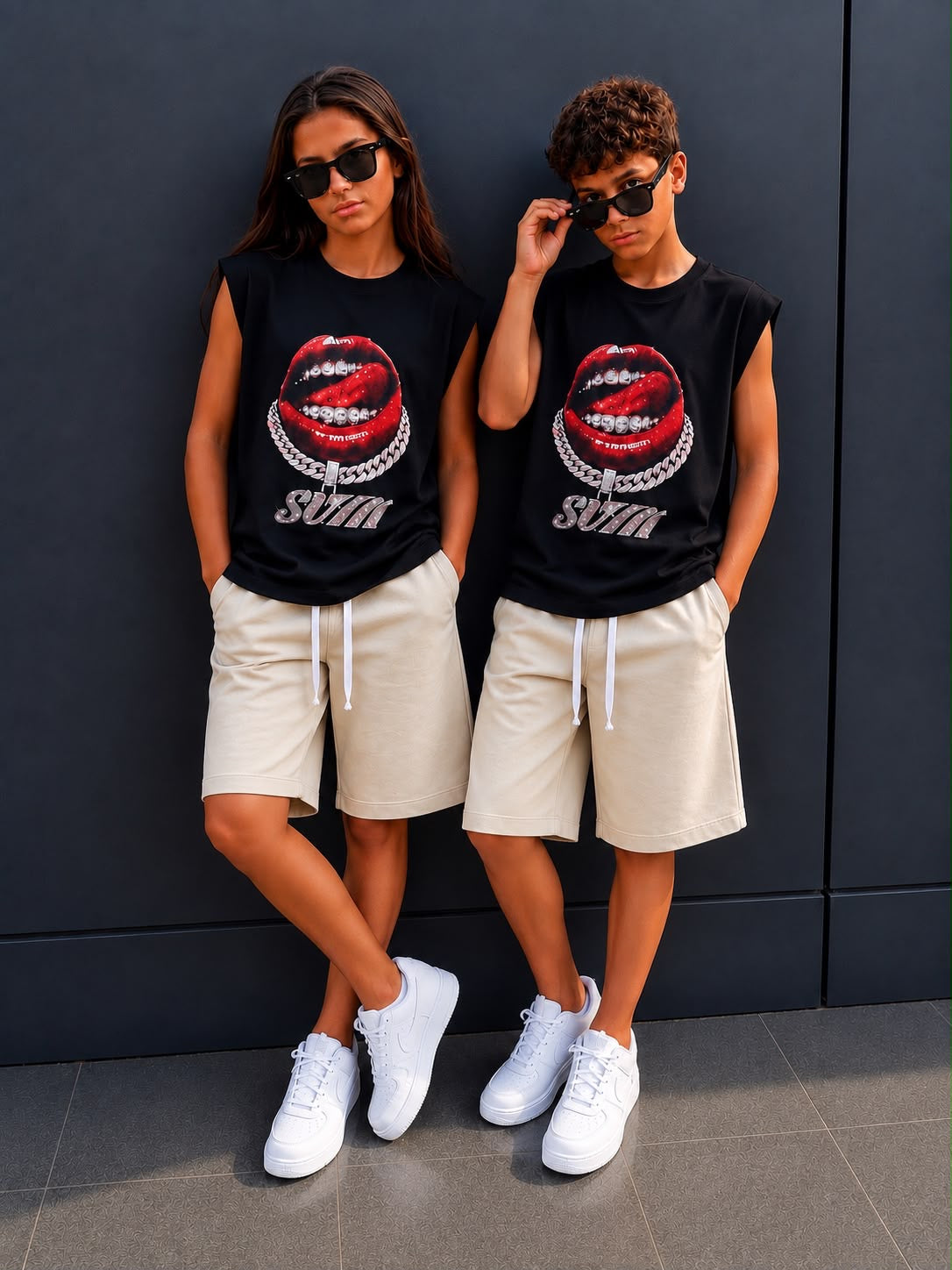 10081 T-SHIRT NERA - T-shirt bimbo -