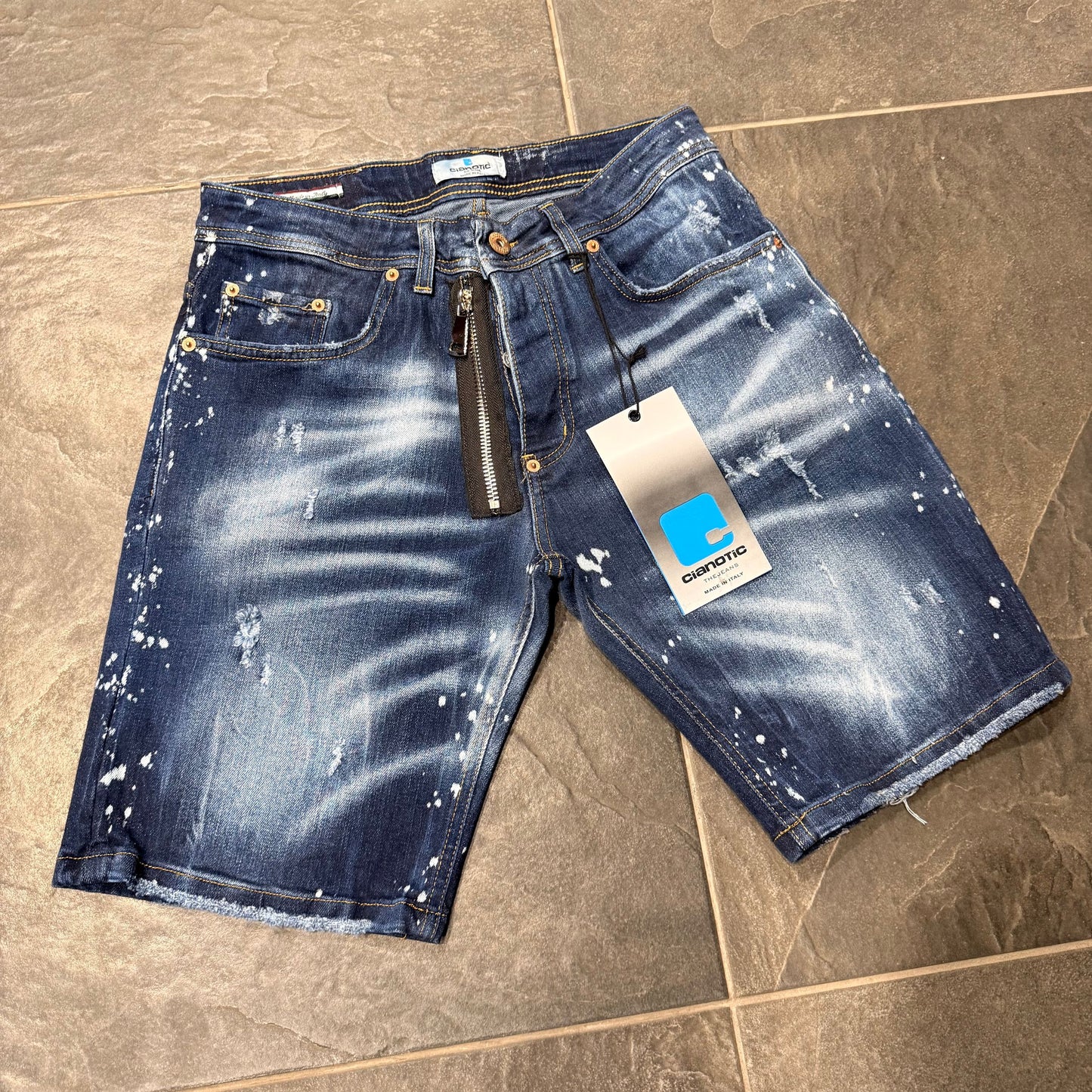 SHORT C83/2 BLUE - Short uomo - CIANOTIC