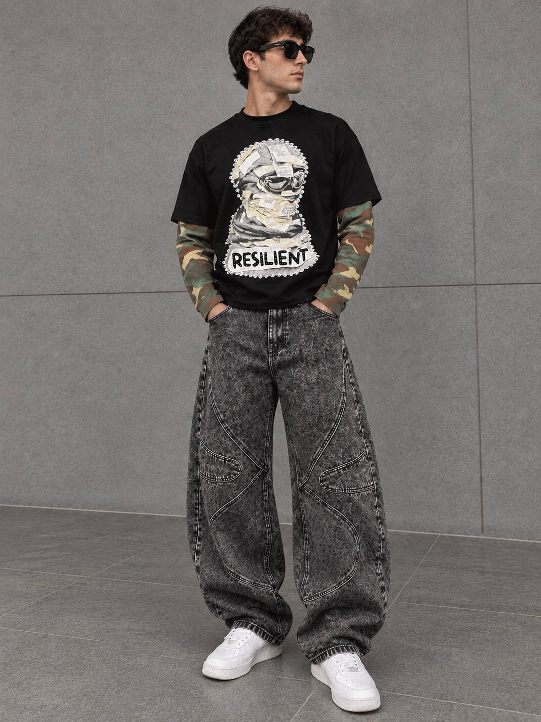KK3201 JEANS BALLOON FIT - Jeans uomo -