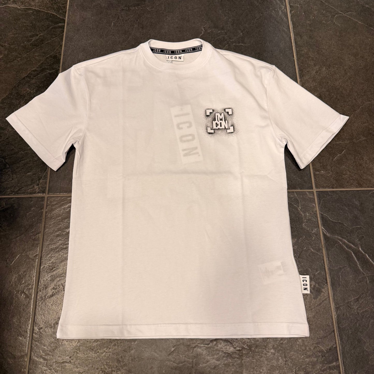 IUT013 T-SHIRT ICON BIANCA - T-shirt uomo - icon