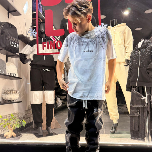 SZ173 T-HSIRT BIANCA BIMBO - T-shirt bimbo - IO CHICO