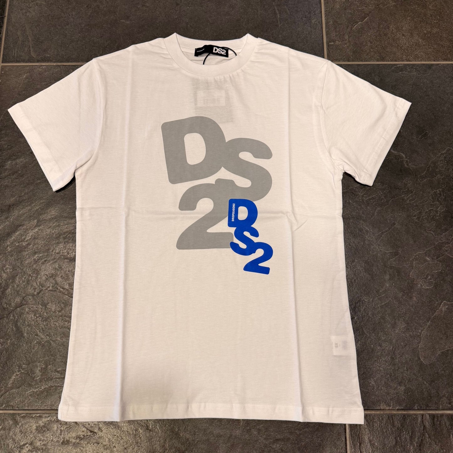 SS26B10 T-SHIRT DS2 BIANCA - T-shirt uomo - DROP SEASON 2