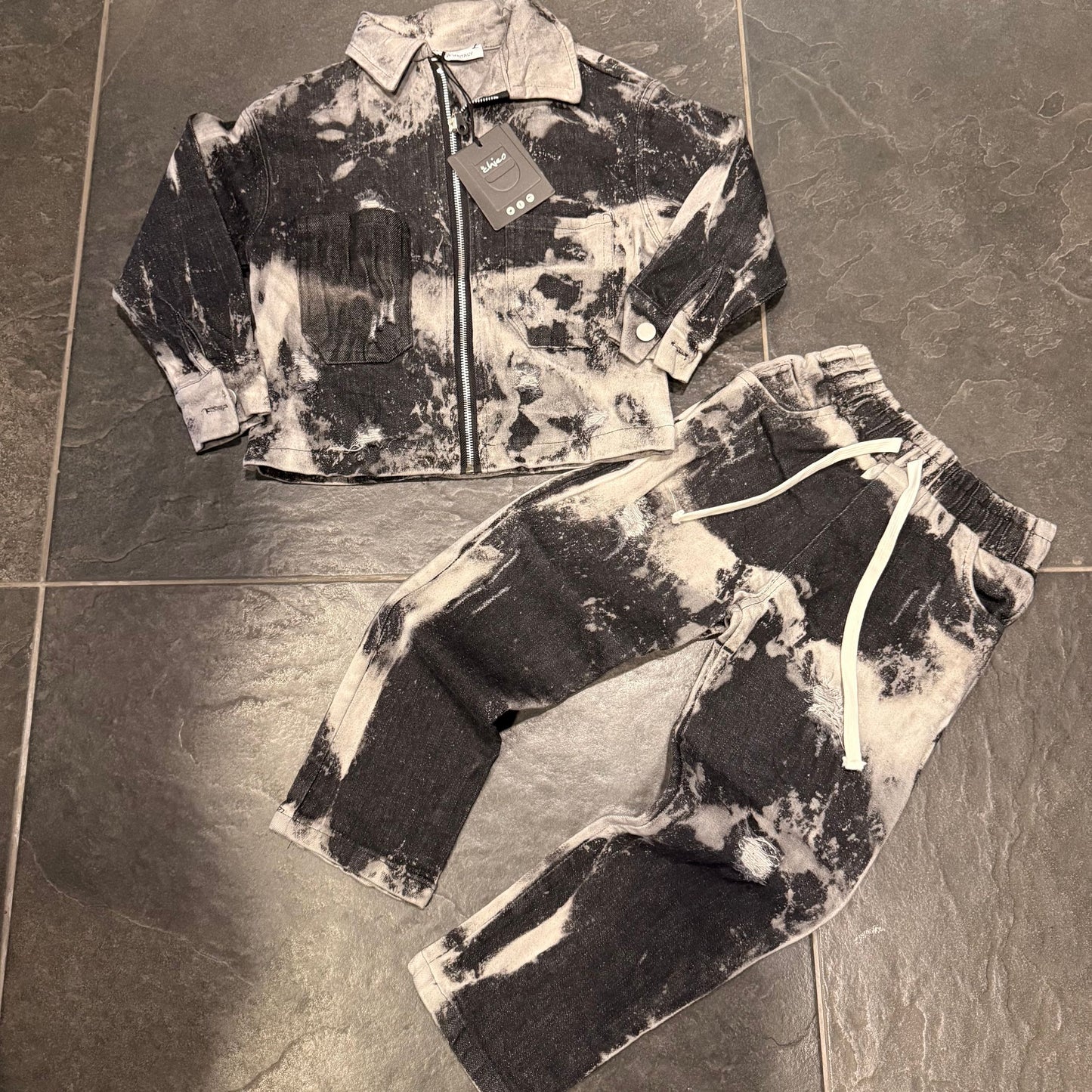 CORDSET 301225 NERO BIMBO - Coordinato bimbo/junior - IO CHICO