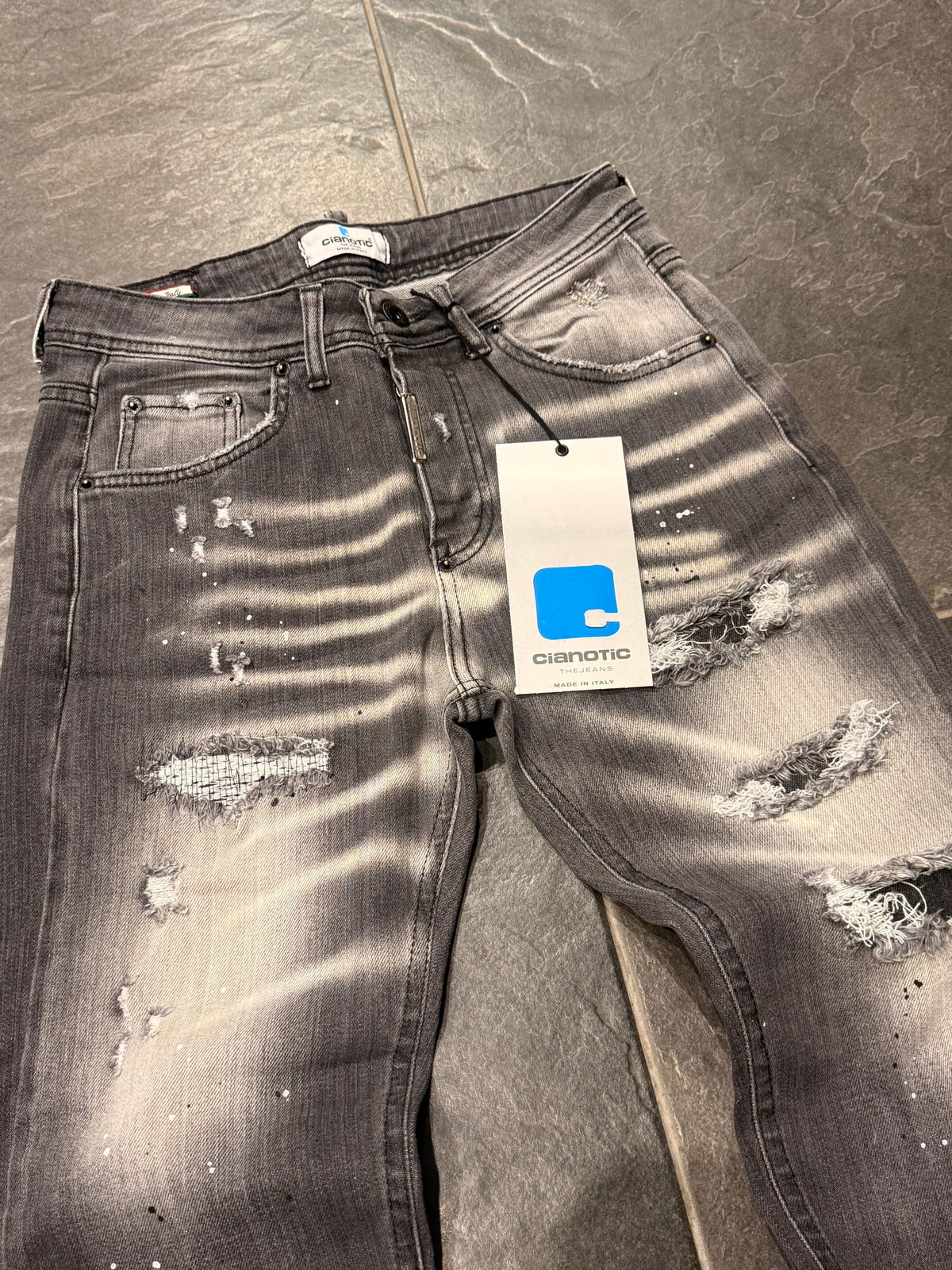 NEW FIT MATTIHEW BLACK 2 - Jeans uomo - CIANOTIC