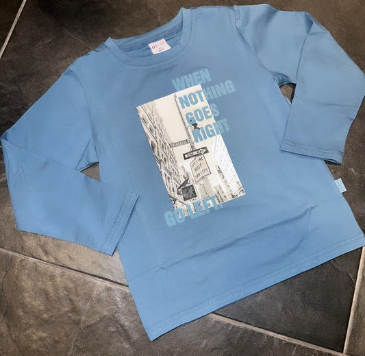 KB-YF6314 MAGLIA BIMBO CELESTE -  - SMALL GANG