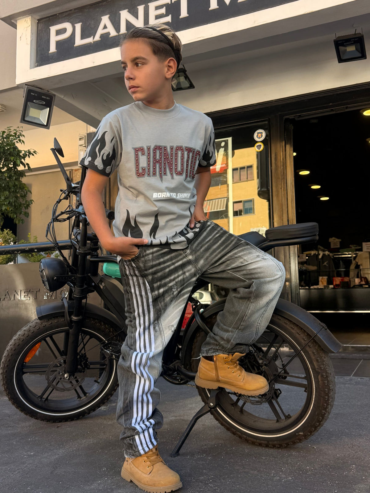 CB /FIRE-MOD SAGE - T-shirt bimbo - CIANOTIC