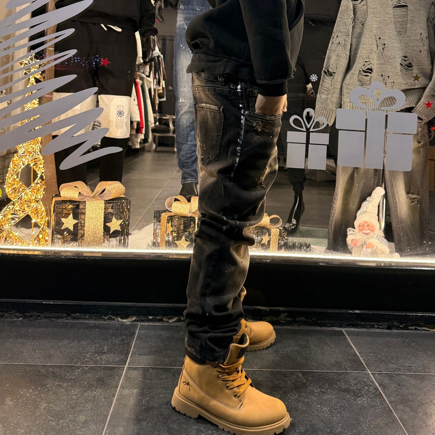 CB RABIT BLACK - JEANS BIMBO - CIANOTIC