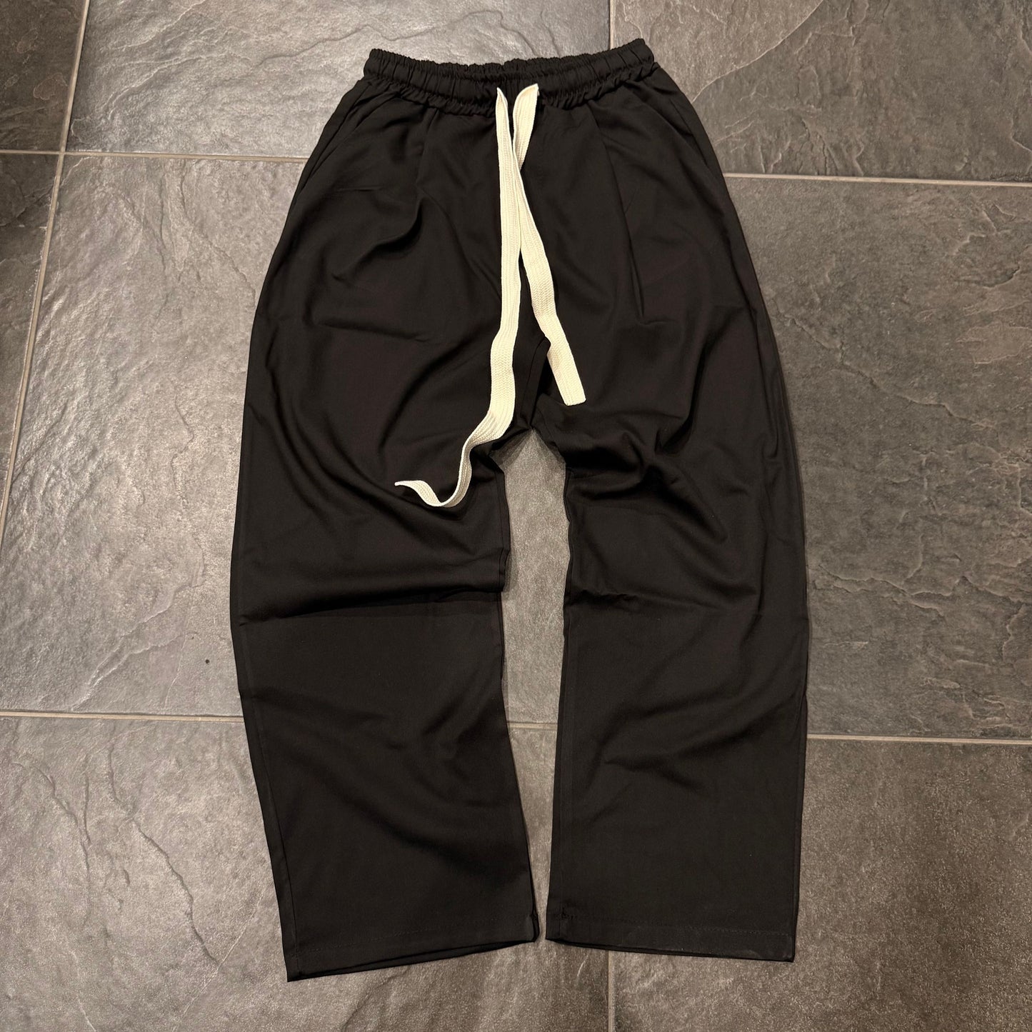 PA876 PANTALONE NERO - pantalone uomo -