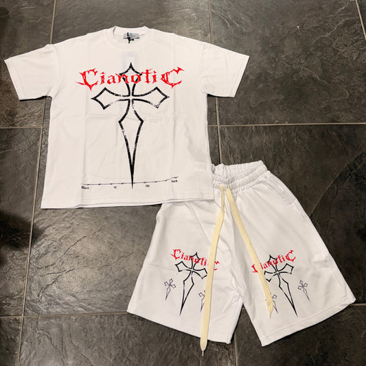 CORDSET PLUS CROSS BIANCO - Completi & Coordinati - CIANOTIC