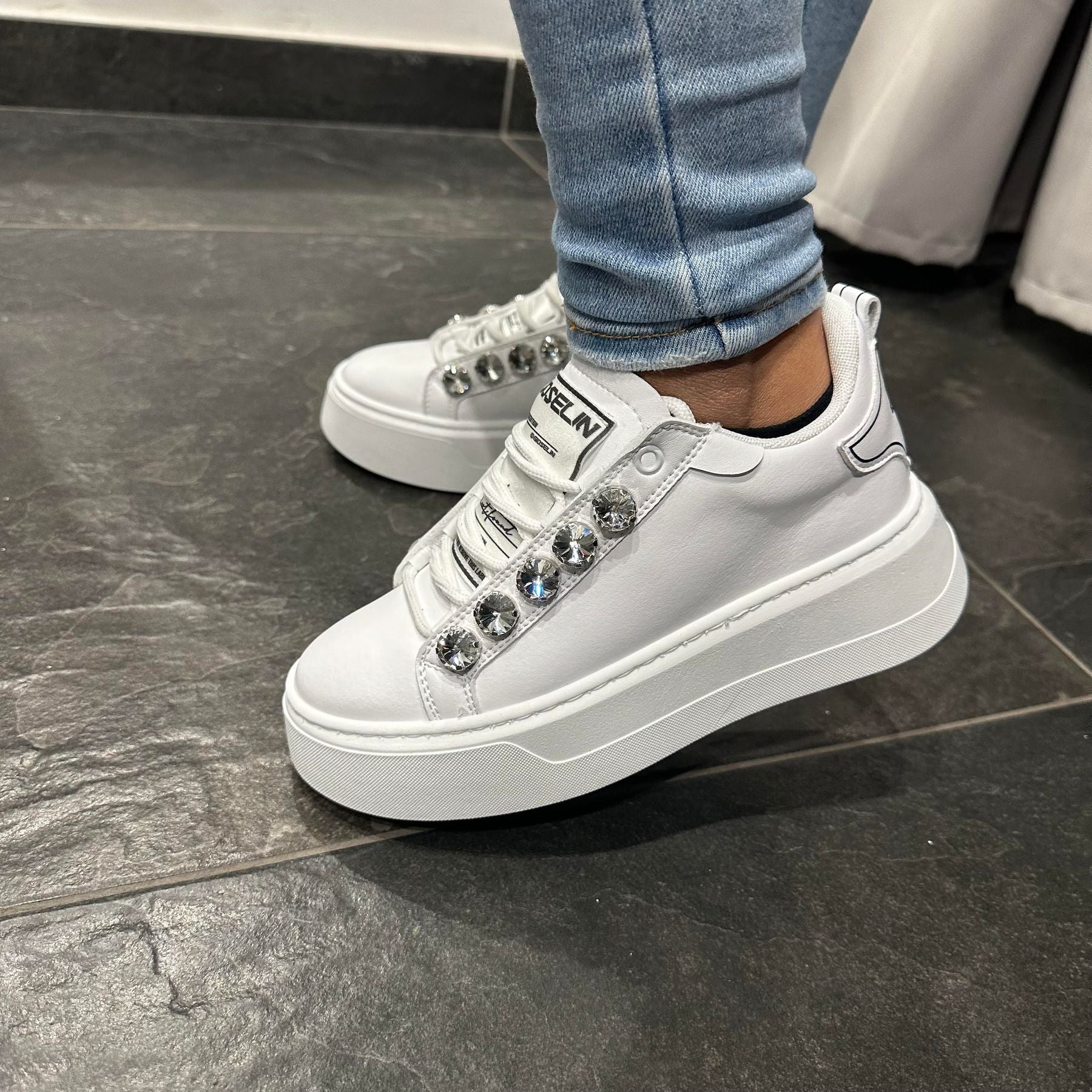 Gioselin Basse Scarpa Gioselin Gioselin Sneakers Gioselin Argento