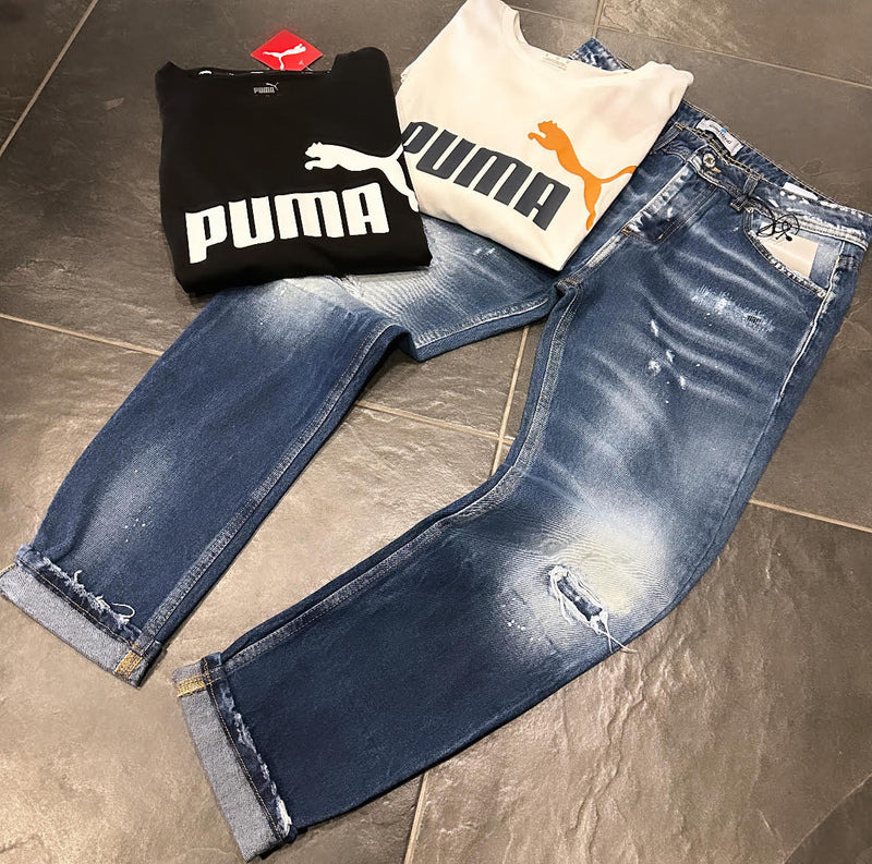 NEW FIT GEKO BLU - Jeans uomo - CIANOTIC