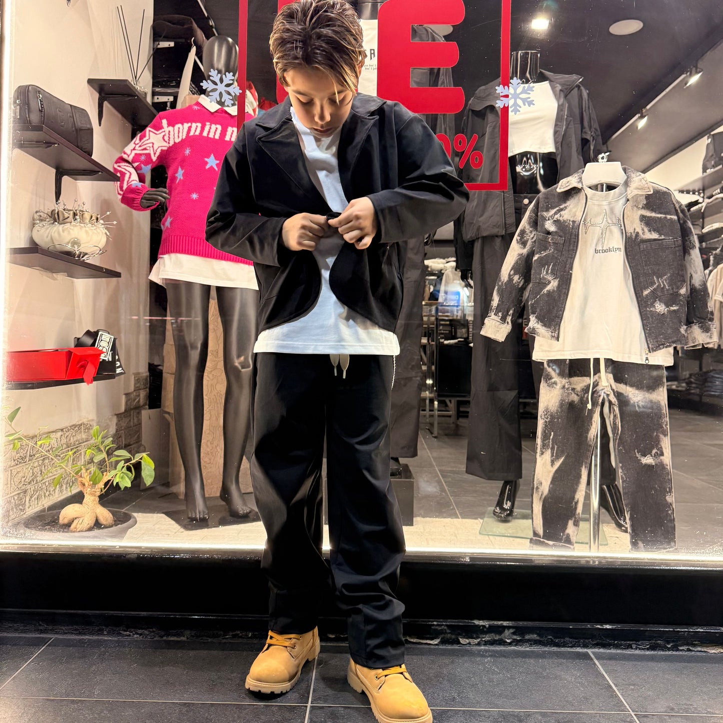 200285 CORDSET NERO - Completo bimbo - CIANOTIC