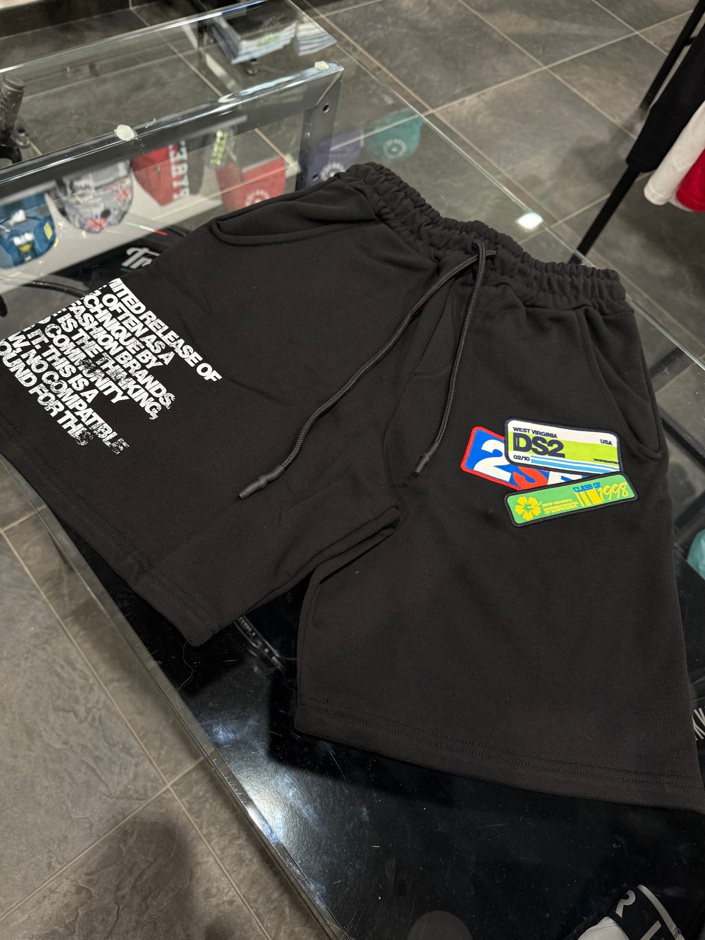 SS25227 COMPLETO DS2 NERO - Completo uomo - DROP SEASON 2