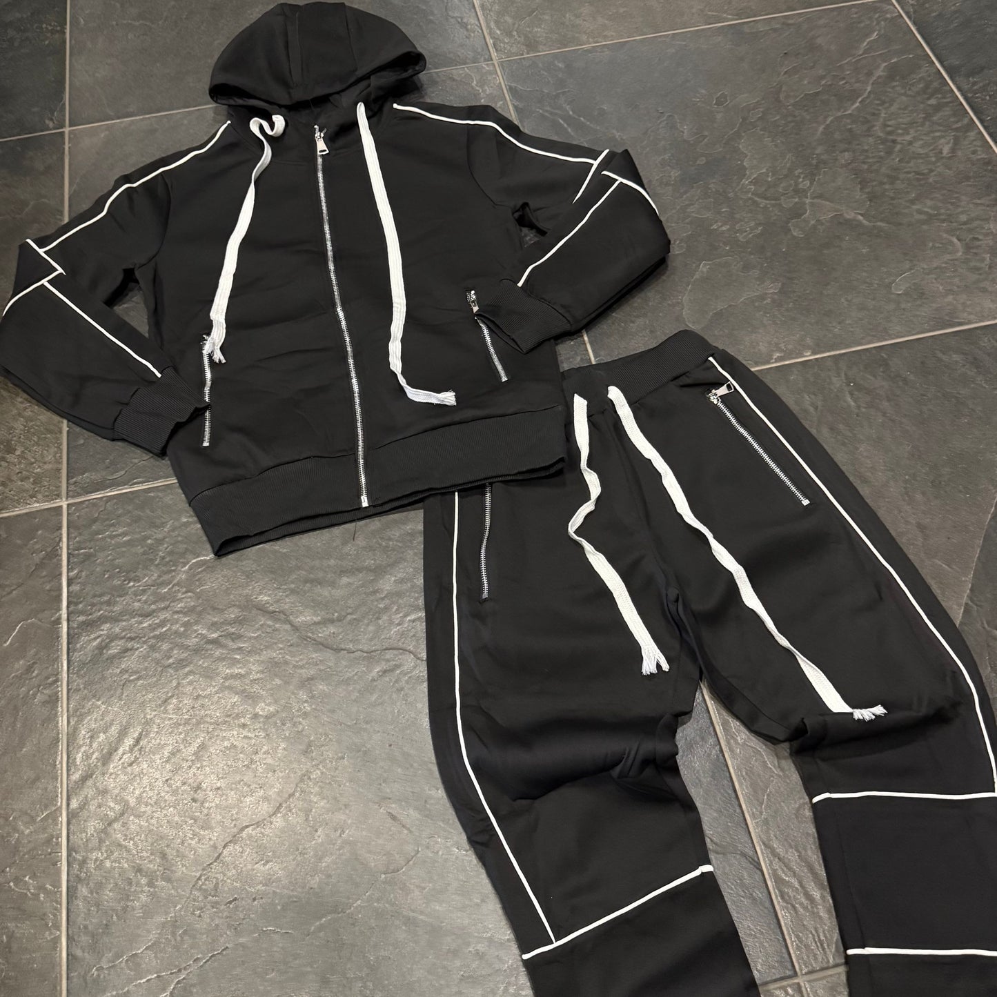 K213 TUTA NERA - tuta uomo -