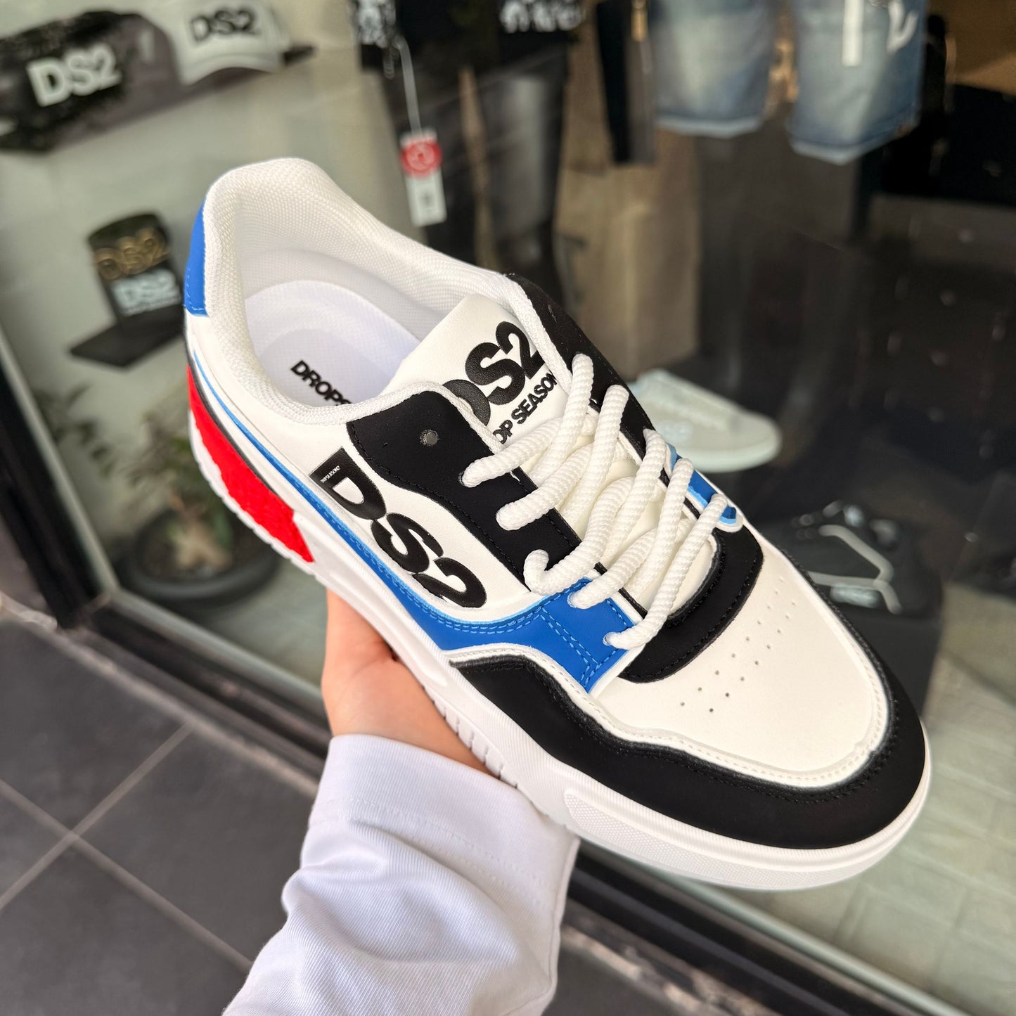 DS2S06 SCARPE DS2 BLU/ROSSO - Scarpe uomo - DROP SEASON 2
