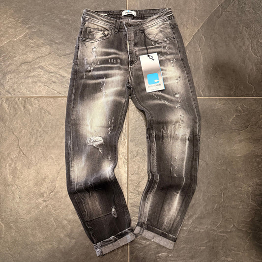 NEW FIT CARTER BLACK - Jeans uomo - CIANOTIC