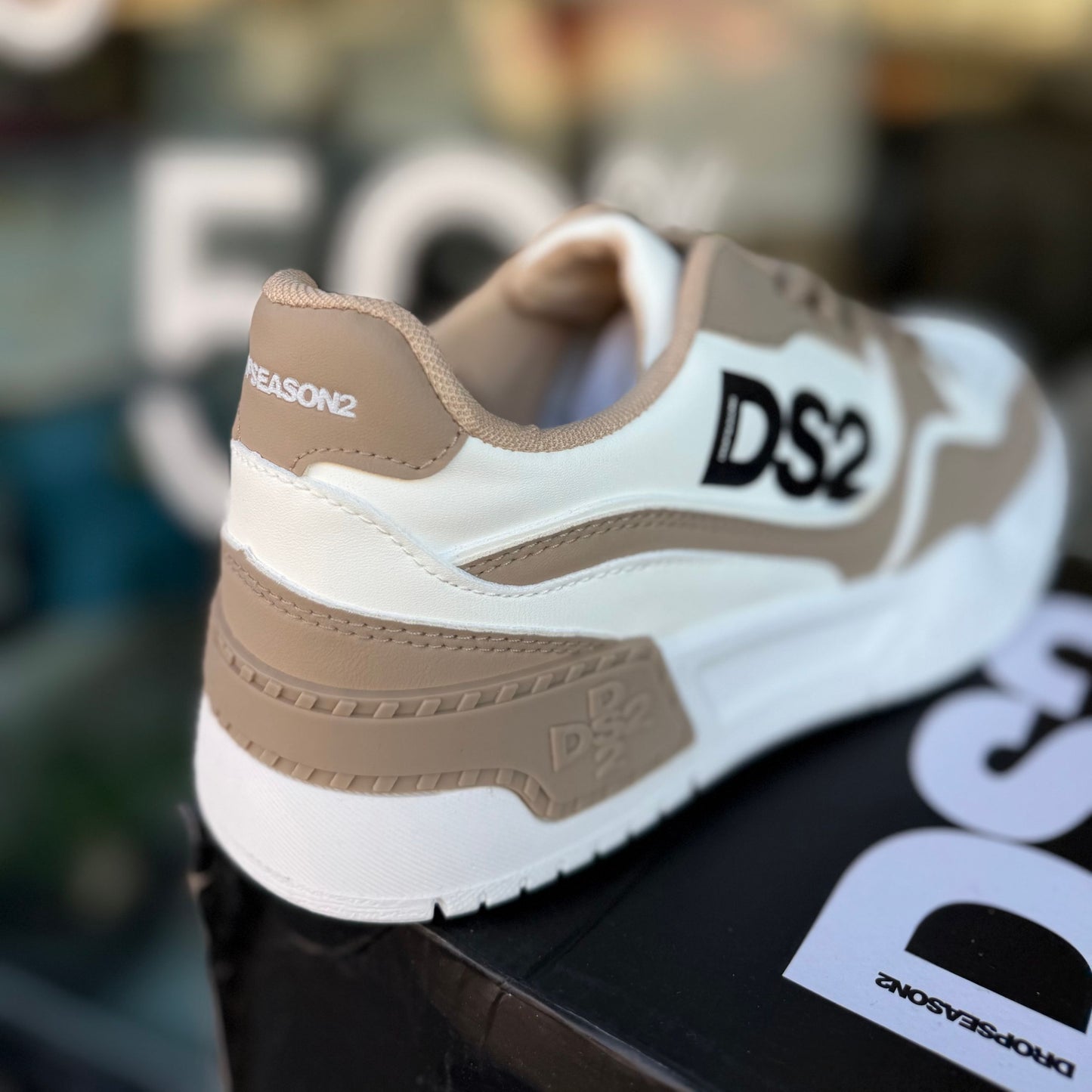 DS2FW25S07 SCARPE DROP SEASON2 BEIGE - Scarpe uomo - DROP SEASON 2