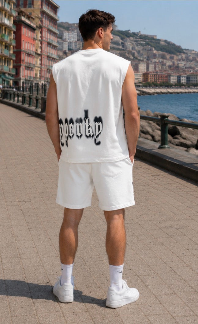 76115 COMPLETO BIANCO - Completo uomo -