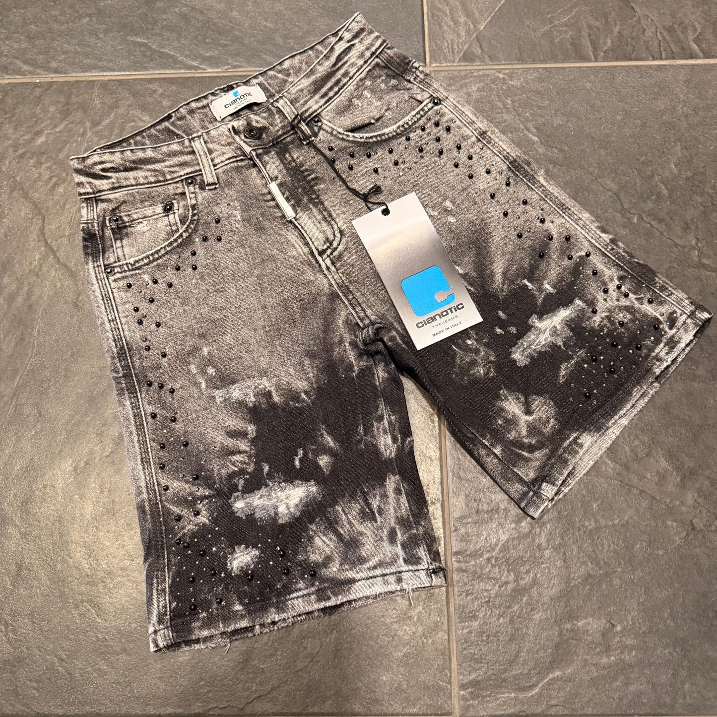 SHORT CB MIDNIGHT FLEX BLACK - short bimbo - CIANOTIC