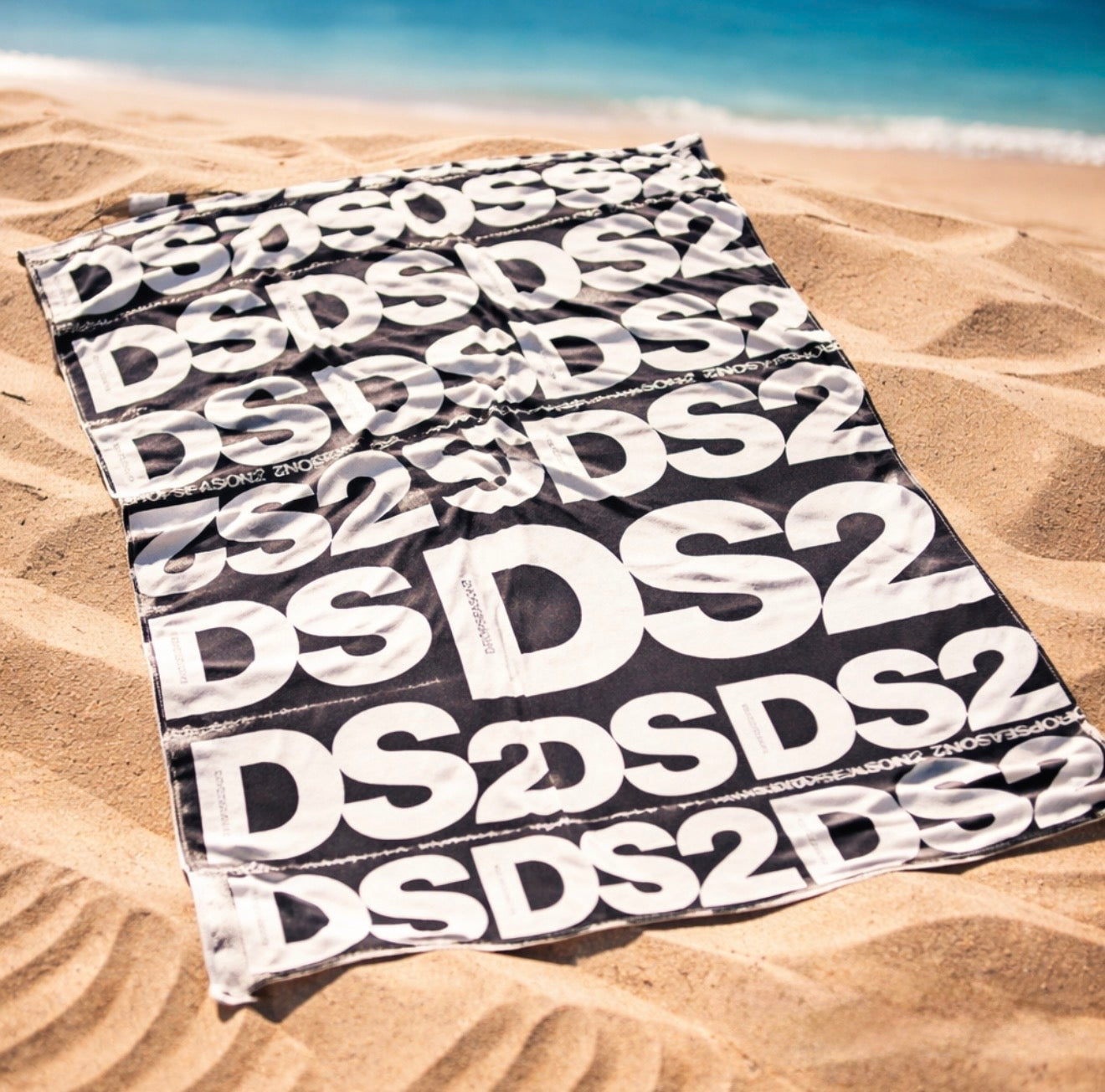 SS26B29 TELO MARE DS2 NERO - Telo mare - DROP SEASON 2
