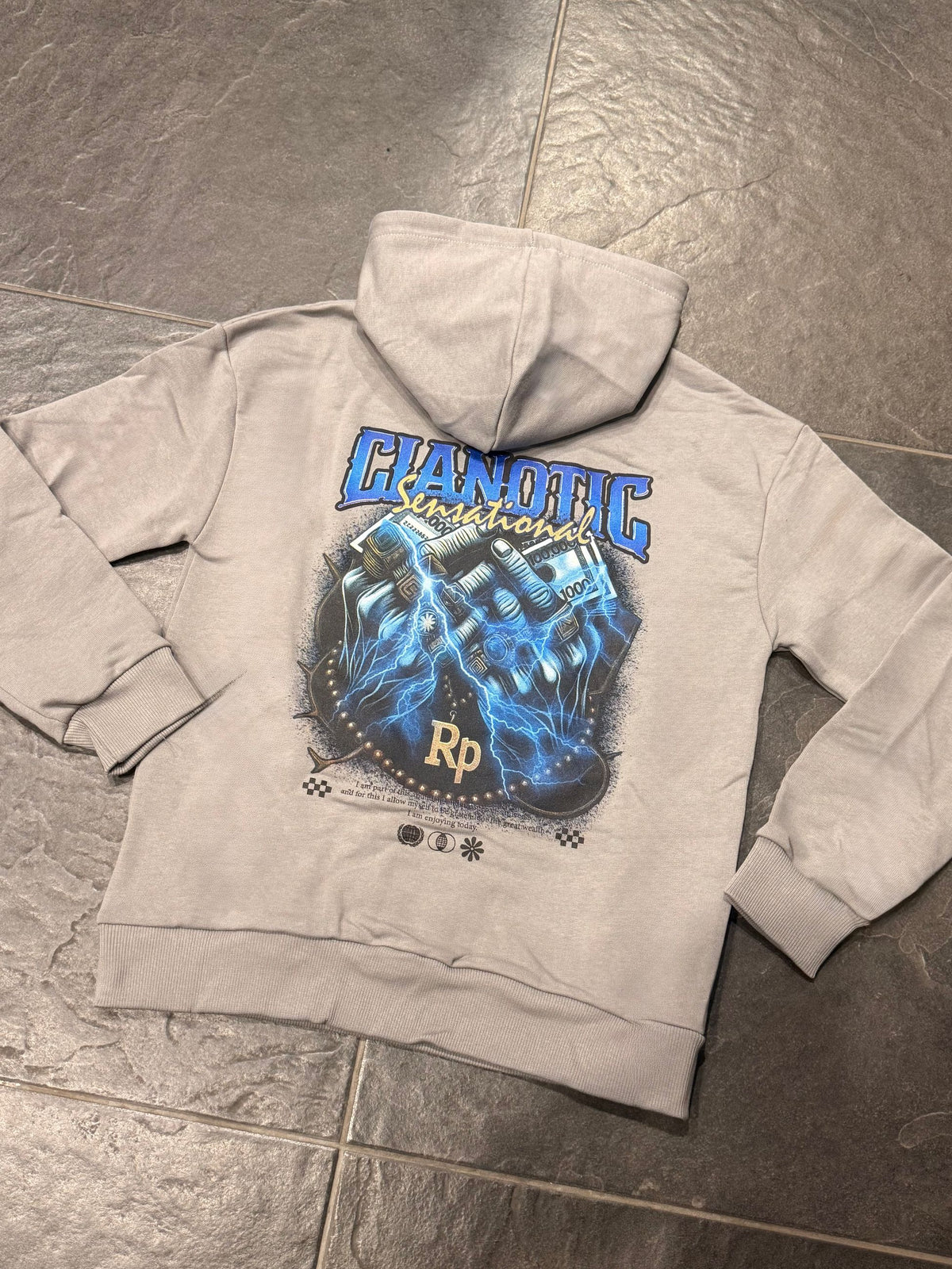 CB/HOODIE MONEY FELPA FERRO - felpa bimbo - CIANOTIC