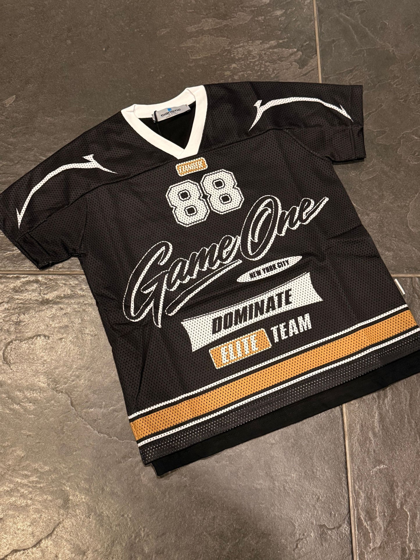 CB T-SHIRT MESH 88GAME NERA - T-shirt bimbo - CIANOTIC