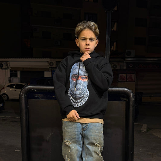 387 FELPA BIMBO NERA - felpa bimbo - IO CHICO