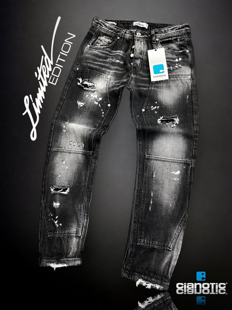 NEW FIT DB6 BLACK - Jeans uomo - CIANOTIC