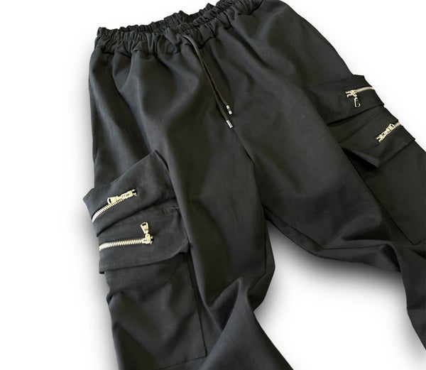 M.H.302 NERO - pantalone uomo - MARCO HOMME