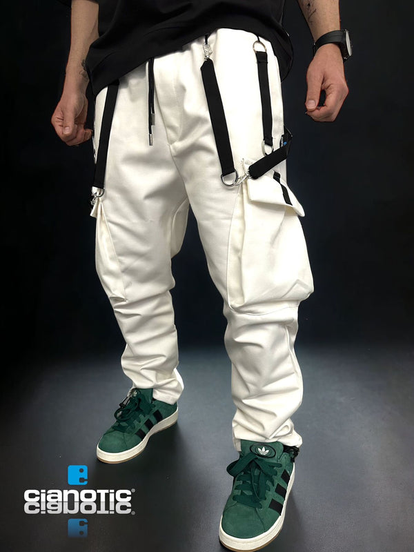 CARGO 030/3 BIANCO - pantalone uomo - cianoti