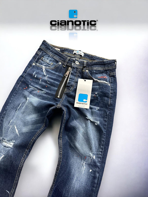 NEW FIT SAICOL BLUE - Jeans uomo - cianoti