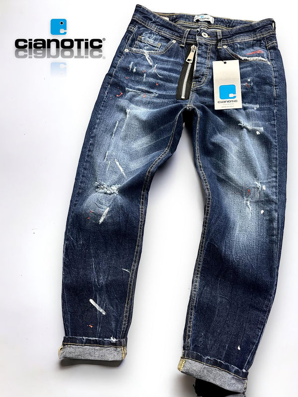 NEW FIT SAICOL BLUE - Jeans uomo - cianoti